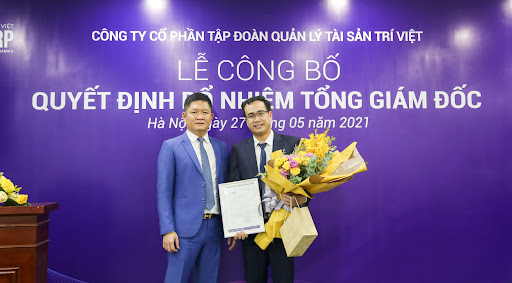 Một hoạt động hội nghị tại công ty cổ phần tâ[j đoàn quản lý tài sản Trí Việt